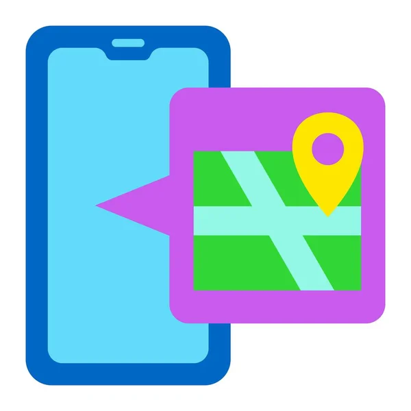 Karta Vektor Ikon Kan Användas För Utskrifter Mobiler Och Webbapplikationer — Stock vektor
