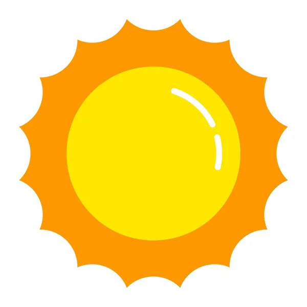 Sun Vector Icon Can Used Printing Mobile Web Applications — Stock Vector