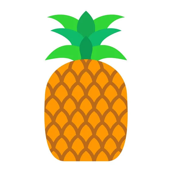 Ananas Vektorsymbol Einsetzbar Für Druck Mobile Anwendungen Und Web Anwendungen — Stockvektor