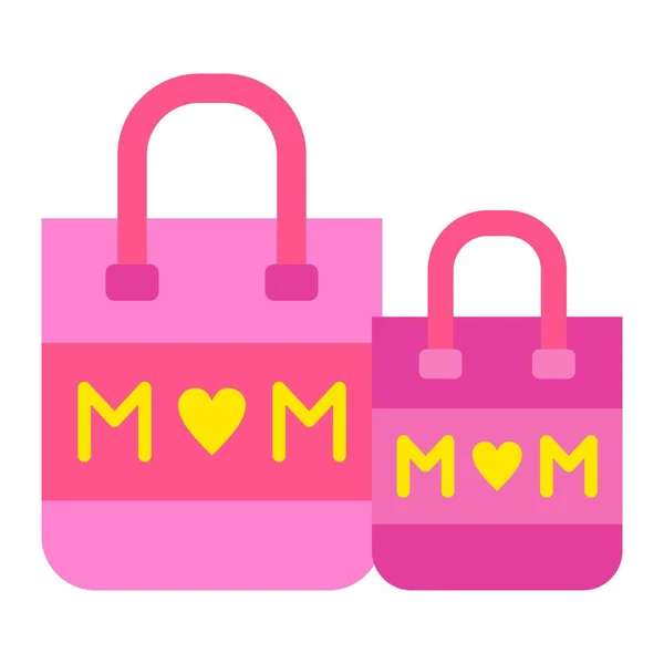 Shopping Bag Vector Icon Can Used Printing Mobile Web Applications — Stock Vector