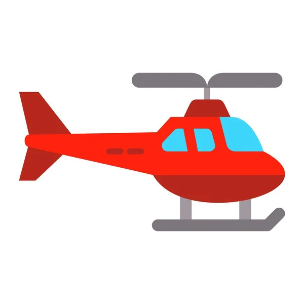 Helikopter Vektorsymbol Einsetzbar Für Druck Mobile Anwendungen Und Web Anwendungen — Stockvektor
