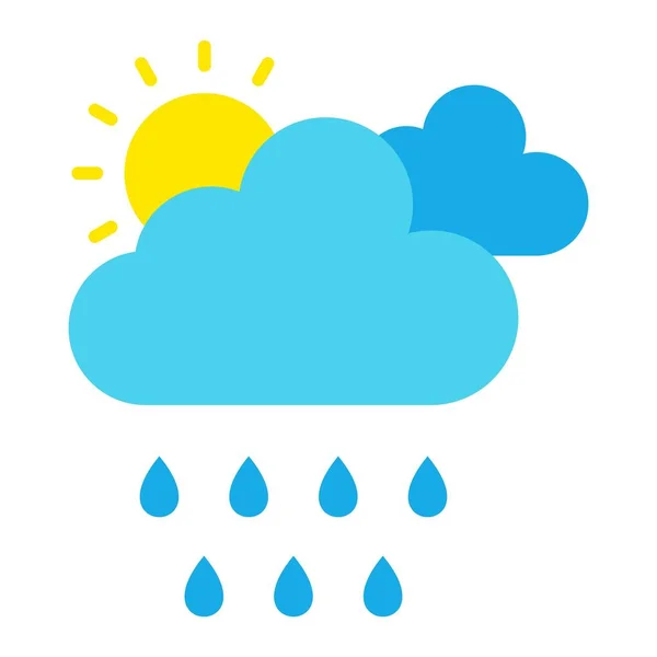 Rainy Day Vector Icon Can Used Printing Mobile Web Applications — Stock Vector