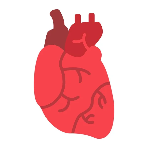 Herzvektorsymbol Einsetzbar Für Druck Mobile Anwendungen Und Web Anwendungen — Stockvektor