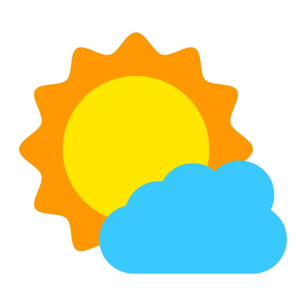 Weather App Vector Icon Can Used Printing Mobile Web Applications — Stock Vector