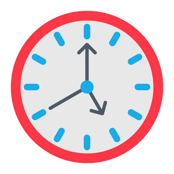 Clock Vector Icon Can Used Printing Mobile Web Applications — Stock Vector
