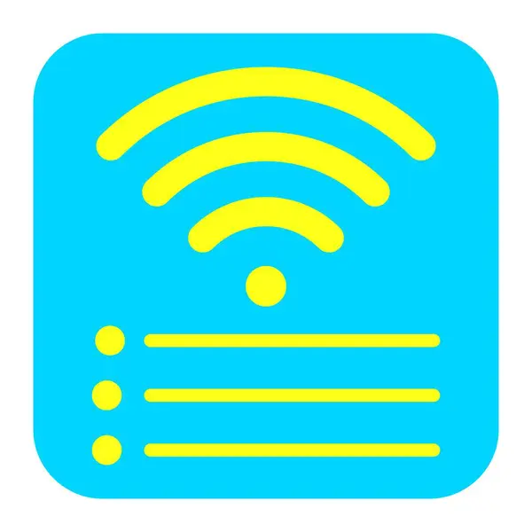 Wifi Connection Vektor Icon Einsetzbar Für Druck Mobile Anwendungen Und — Stockvektor