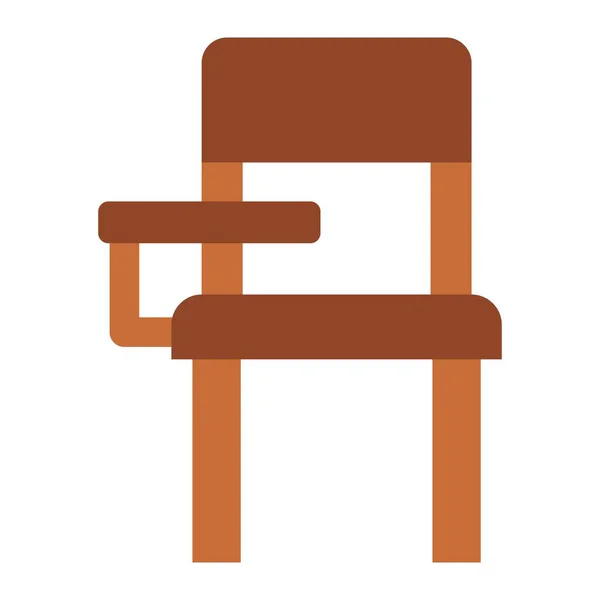 Ícone Vetor Cadeira Pode Ser Usado Para Impressão Aplicações Móveis —  Vetores de Stock