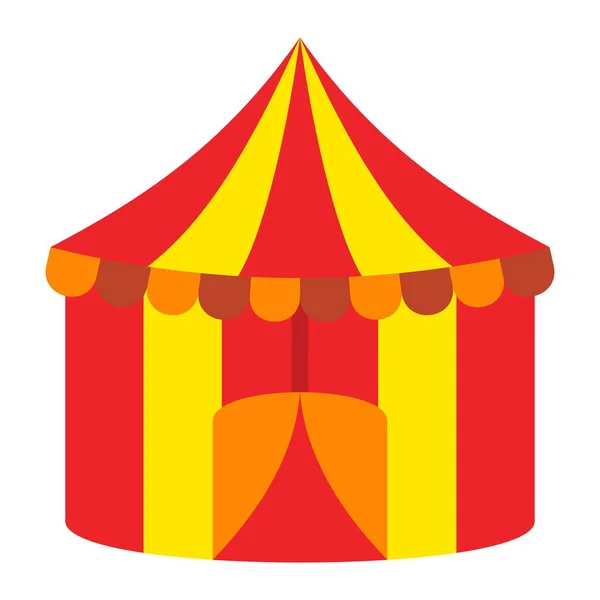 Цирковая Векторная Икона Палатки Использоваться Печати Мобильных Веб Приложений — стоковый вектор