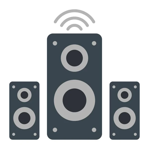 Lautsprechervektorsymbol Einsetzbar Für Druck Mobile Anwendungen Und Web Anwendungen — Stockvektor