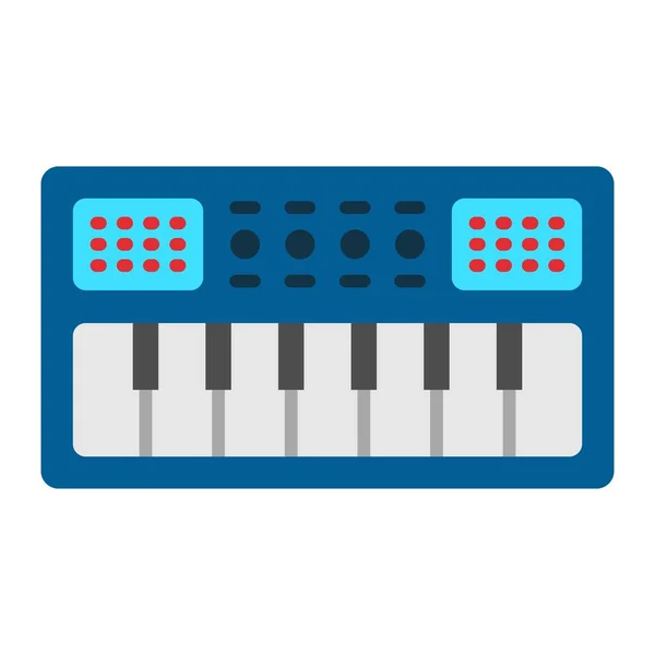 Піаніно Вектор Значок Може Використовуватися Друку Мобільних Веб Додатків — стоковий вектор