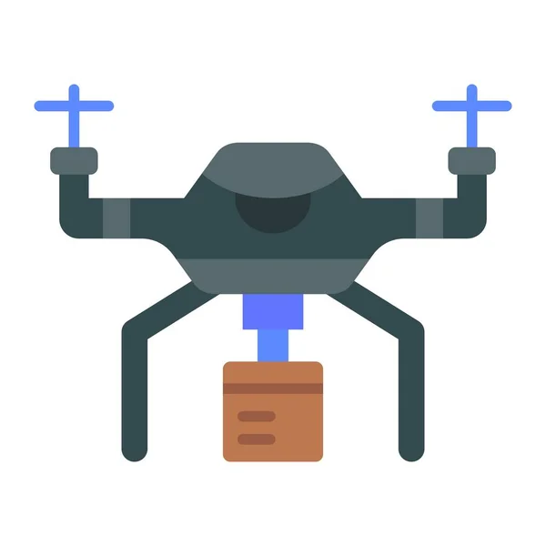Icône Vectorielle Livraison Drone Peut Être Utilisé Pour Impression Les — Image vectorielle