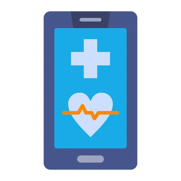 Medical App Vector Icon Can Used Printing Mobile Web Applications — Stock Vector