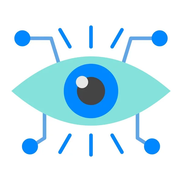 Vision Vektor Symbol Einsetzbar Für Druck Mobile Anwendungen Und Web — Stockvektor