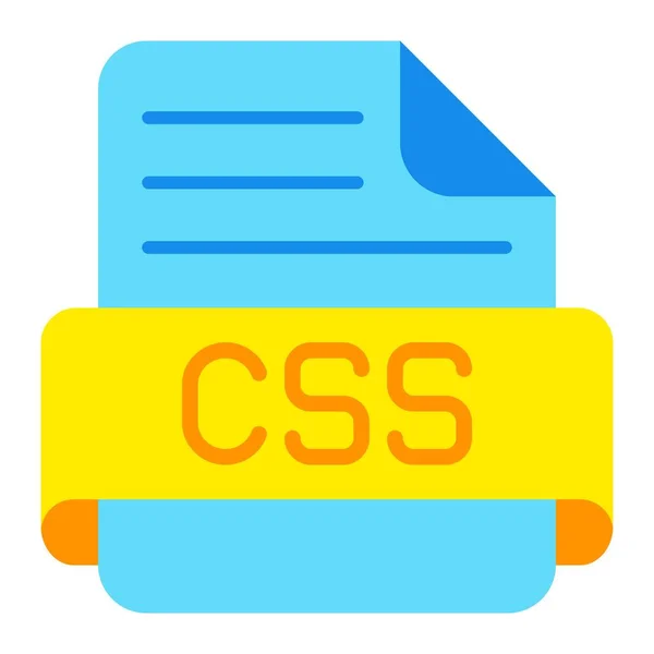 Css Vektor Ikon Kan Användas För Utskrifter Mobiler Och Webbapplikationer — Stock vektor