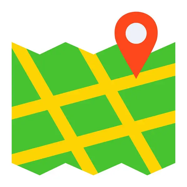 Карты Вектор Местоположения Использоваться Печати Мобильных Веб Приложений — стоковый вектор