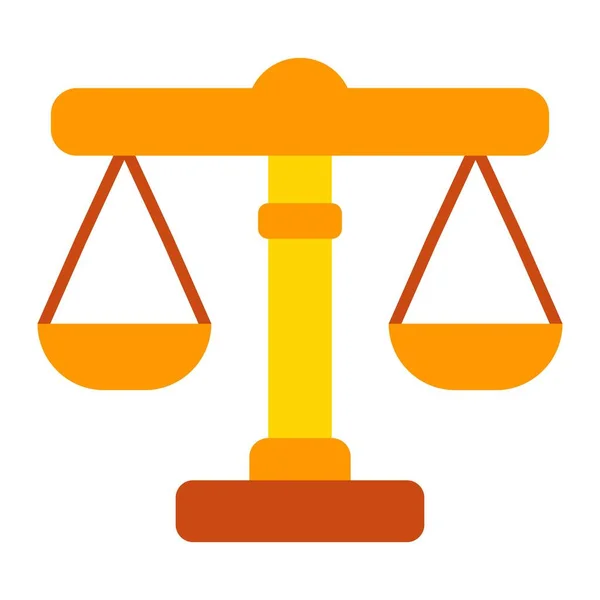 Justice Vector Icon Can Used Printing Mobile Web Applications — Stock Vector
