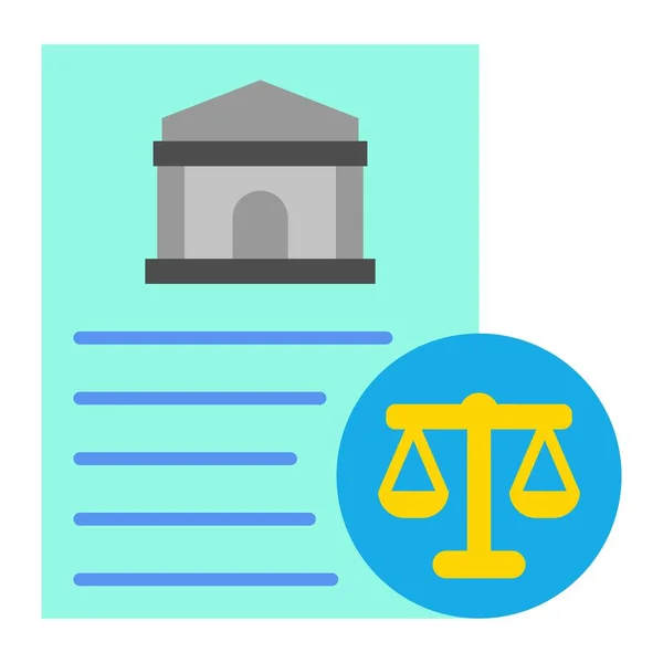 Yasal Vektör Simgesi Yazdırma Mobil Web Uygulamaları Için Kullanılabilir — Stok Vektör