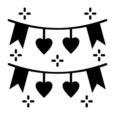 Çelenk vektör simgesi. Yazdırma, mobil ve web uygulamaları için kullanılabilir.