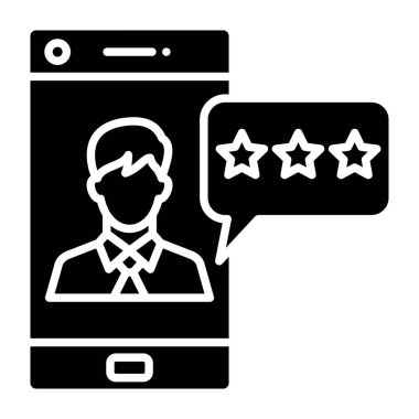 Geri besleme vektör simgesi. Yazdırma, mobil ve web uygulamaları için kullanılabilir.