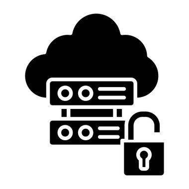 Güvensiz vektör simgesi. Yazdırma, mobil ve web uygulamaları için kullanılabilir.