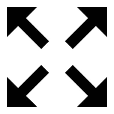 Vektör simgesini büyüt. Yazdırma, mobil ve web uygulamaları için kullanılabilir.