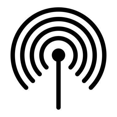 Sinyal vektör simgesi. Yazdırma, mobil ve web uygulamaları için kullanılabilir.