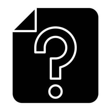 Faq vektör simgesi. Yazdırma, mobil ve web uygulamaları için kullanılabilir.