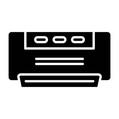 Klima vektör simgesi. Yazdırma, mobil ve web uygulamaları için kullanılabilir.