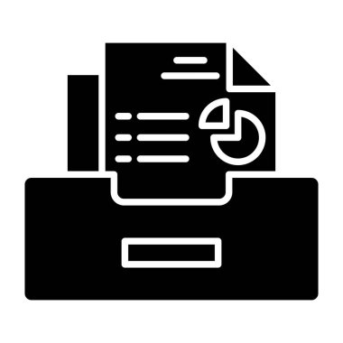 Çekmece vektör simgesi. Yazdırma, mobil ve web uygulamaları için kullanılabilir.