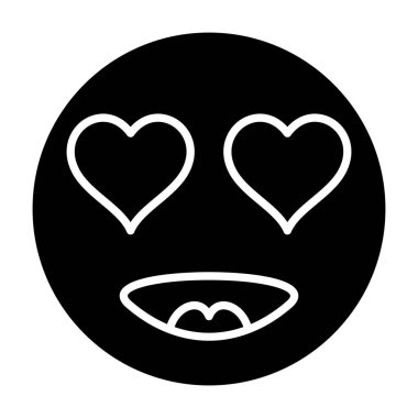 Aşk vektör simgesinde. Yazdırma, mobil ve web uygulamaları için kullanılabilir.