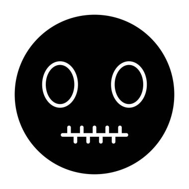 Sessiz vektör simgesi. Yazdırma, mobil ve web uygulamaları için kullanılabilir.