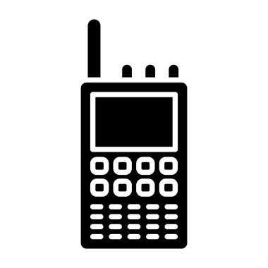 Telsiz Telsiz vektör simgesi. Yazdırma, mobil ve web uygulamaları için kullanılabilir.