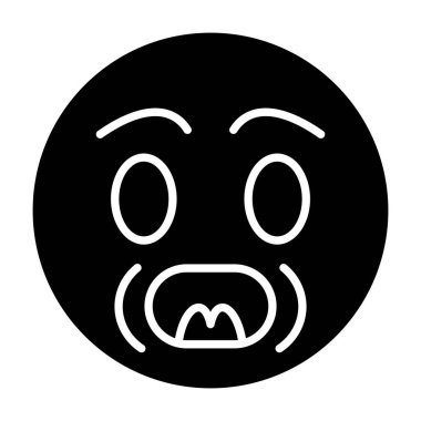 Bağıran vektör ikonu. Yazdırma, mobil ve web uygulamaları için kullanılabilir.