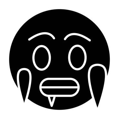 Soğuk vektör simgesi. Yazdırma, mobil ve web uygulamaları için kullanılabilir.