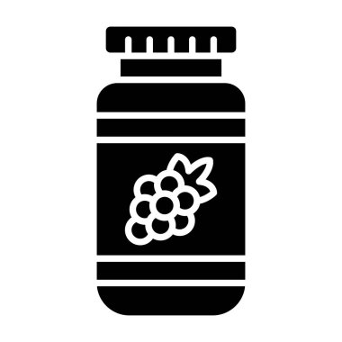 Jam vektör simgesi. Yazdırma, mobil ve web uygulamaları için kullanılabilir.