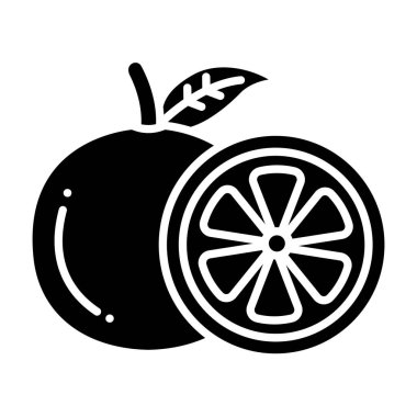 Turuncu vektör simgesi. Yazdırma, mobil ve web uygulamaları için kullanılabilir.