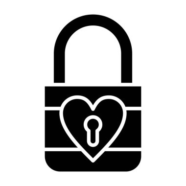 Asma kilit vektör simgesi. Yazdırma, mobil ve web uygulamaları için kullanılabilir.