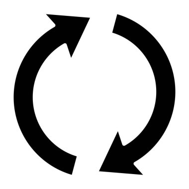 Dairesel vektör simgesi. Yazdırma, mobil ve web uygulamaları için kullanılabilir.