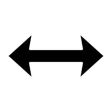 Yatay vektör simgesi. Yazdırma, mobil ve web uygulamaları için kullanılabilir.