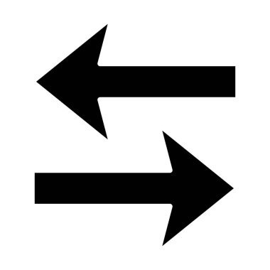 Sol Sağ vektör simgesi. Yazdırma, mobil ve web uygulamaları için kullanılabilir.