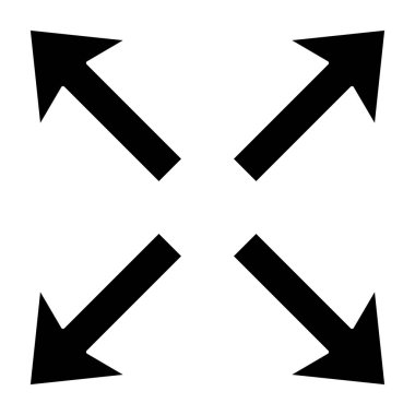 Vektör simgesini yeniden boyutlandır. Yazdırma, mobil ve web uygulamaları için kullanılabilir.