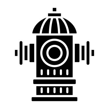 Yangın musluğu vektör simgesi. Yazdırma, mobil ve web uygulamaları için kullanılabilir.