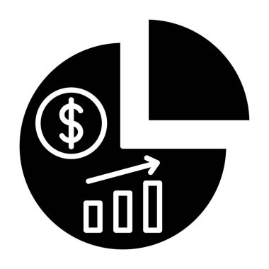 Pie Chart vektör simgesi. Yazdırma, mobil ve web uygulamaları için kullanılabilir.