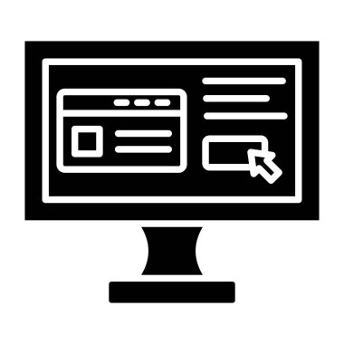 Çevrimiçi Ödeme vektör simgesi. Yazdırma, mobil ve web uygulamaları için kullanılabilir.