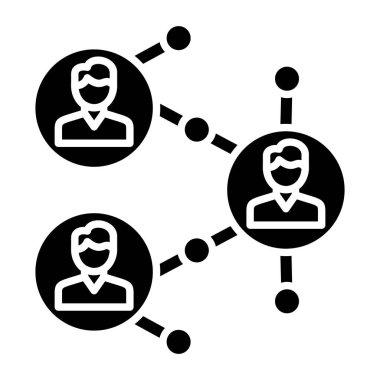 Ağ vektör simgesi. Yazdırma, mobil ve web uygulamaları için kullanılabilir.