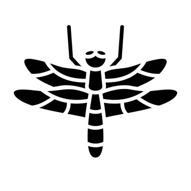 Yusufçuk vektör simgesi. Yazdırma, mobil ve web uygulamaları için kullanılabilir.