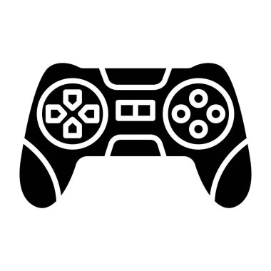 Gamepad vektör simgesi. Yazdırma, mobil ve web uygulamaları için kullanılabilir.