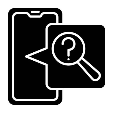 Arama vektör simgesi. Yazdırma, mobil ve web uygulamaları için kullanılabilir.