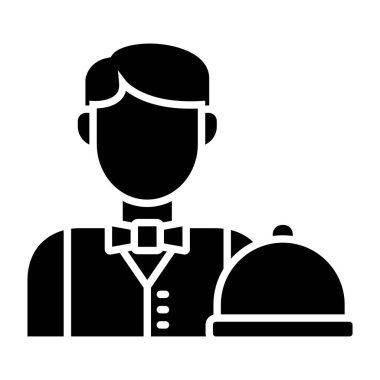 Garson vektör ikonu. Yazdırma, mobil ve web uygulamaları için kullanılabilir.