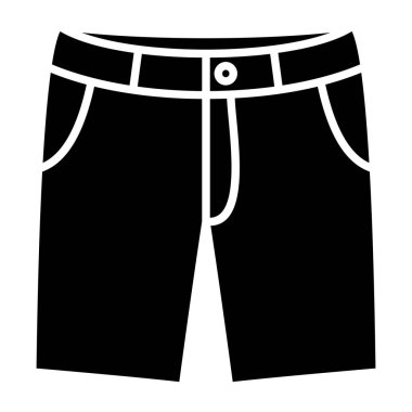 Kısa vektör simgesi. Yazdırma, mobil ve web uygulamaları için kullanılabilir.